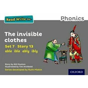 Read Write Inc. Phonics: Grey Set 7 Storybook 13 The Invisible Clothes, Paperback - Gill Munton imagine