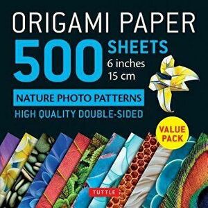 Origami Paper 500 Sheets Nature Photo Patterns 6" (15 CM): Tuttle Origami Paper: High-Quality Double-Sided Origami Sheets Printed with 12 Different De imagine
