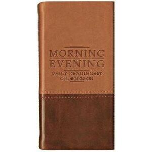 Morning and Evening - Matt Tan/Burgundy, Hardcover - Charles Haddon Spurgeon imagine