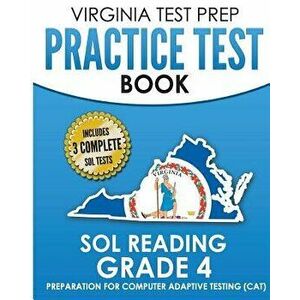 Virginia Test Prep Practice Test Book Sol Reading Grade 4: Preparation for Computer Adaptive Testing (Cat), Paperback - V. Hawas imagine