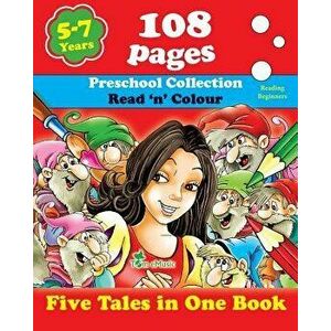 Five Tales in One Book: Read 'n' Color Your Fairy Tale - Preschool Collection - Coloring Picture Book for Beginner and Intermediate Readers (5, Paperb imagine