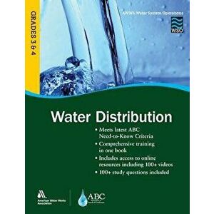 Wso Water Distribution, Grades 3 & 4, Paperback - Awwa imagine