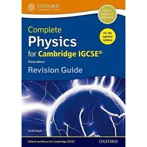 Complete Physics for Cambridge Igcse RG Revision Guide (Third Edition), Paperback - Sarah Lloyd imagine