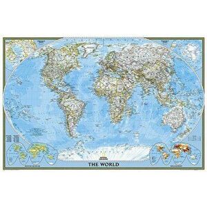 National Geographic: World Classic Wall Map - Laminated (36 X 24 Inches) - National Geographic Maps - Reference imagine