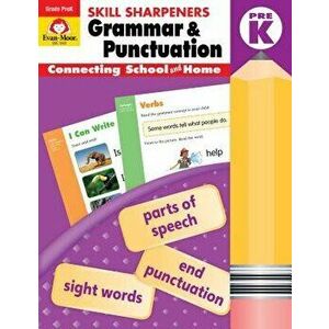 Skill Sharpeners Grammar and Punctuation, Grade Prek, Paperback - Evan-Moor imagine