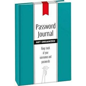 Password Journal: Caribbean Blue, Hardcover - Dover imagine