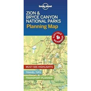 Lonely Planet Zion & Bryce Canyon National Parks Planning Map, Paperback - Lonely Planet imagine