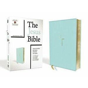 The Jesus Bible, NIV Edition, Leathersoft, Blue, Comfort Print - Passion imagine