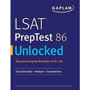 LSAT PrepTest 86 Unlocked: Exclusive Data + Analysis + Explanations, Paperback - Kaplan Test Prep imagine