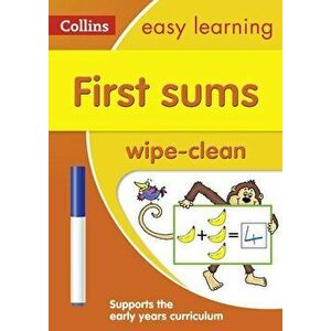First Sums: Wipe-Clean [With Pen], Hardcover - Collins UK imagine