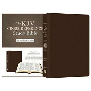 KJV Cross Reference Study Bible Indexed [Bonded Leather Brown] - Christopher D. Hudson imagine
