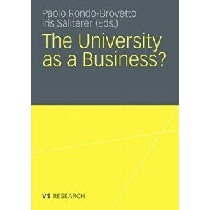 University as a Business, Paperback - *** imagine