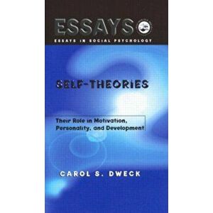 Self-theories. Their Role in Motivation, Personality, and Development, Paperback - Carol S. Dweck imagine