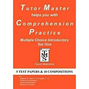 Tutor Master Helps You with Comprehension Practice - Multiple Choice Introductory Set One, Paperback - David Malindine imagine
