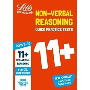 11+ Non-Verbal Reasoning Quick Practice Tests Age 9-10 for the GL Assessment tests, Paperback - *** imagine