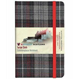 Waverley S.T. (M): Castle Grey Pocket Genuine Tartan Cloth Commonplace Notebook, Hardback - *** imagine