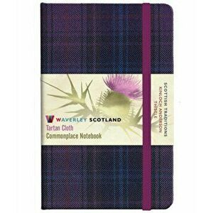Thistle Tartan: Pocket: 14 x 9cm: Scottish Traditions: Waverley Genuine Tartan Cloth Commonplace Notebook, Hardback - *** imagine