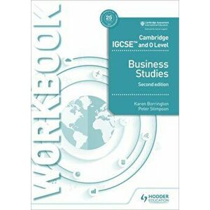 Cambridge IGCSE and O Level Business Studies Workbook 2nd edition, Paperback - Peter Stimpson imagine