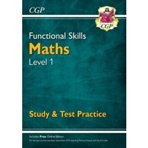 Functional Skills Maths Level 1 - Study & Test Practice, Paperback - *** imagine