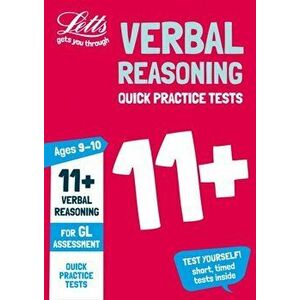 11+ Verbal Reasoning Quick Practice Tests Age 9-10 for the GL Assessment tests, Paperback - *** imagine