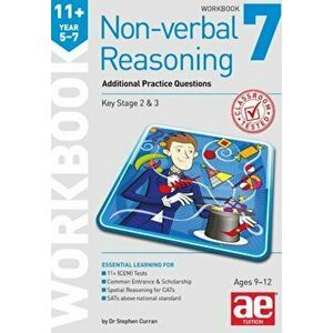 11+ Non-verbal Reasoning Year 5-7 Workbook 7. Additional CEM Style Practice Questions, Paperback - Andrea F. Richardson imagine