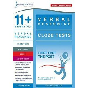 11+ Essentials Verbal Reasoning: Cloze Tests Book 4, Paperback - *** imagine