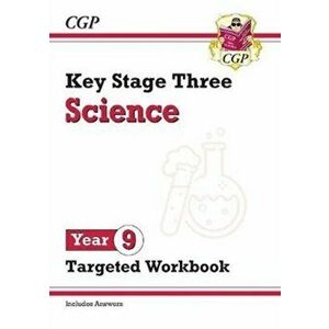 New KS3 Science Year 9 Targeted Workbook (with answers), Paperback - CGP Books imagine