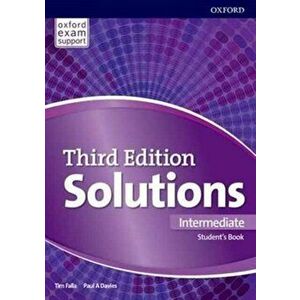 Solutions: Intermediate: Student's Book. Leading the way to success, Paperback - Tim Falla imagine