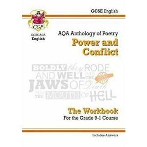 New GCSE English Literature AQA Poetry Workbook: Power & Conflict Anthology (Includes Answers), Paperback - *** imagine