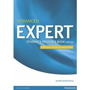Expert Advanced 3rd Edition Student's Resource Book with Key, Paperback - Jan Bell imagine
