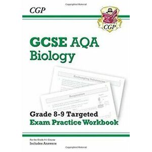 New GCSE Biology AQA Grade 8-9 Targeted Exam Practice Workbook (includes Answers), Paperback - *** imagine