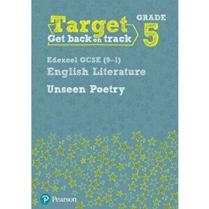 Target Grade 5 Unseen Poetry Edexcel GCSE (9-1) Eng Lit Workbook, Paperback - David Grant imagine