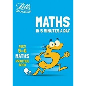 Letts Maths in 5 Minutes a Day Age 5-6, Paperback - *** imagine