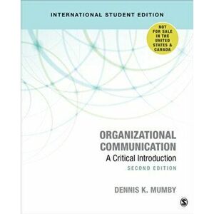 Organizational Communication. A Critical Introduction, Paperback - Dennis K. Mumby imagine
