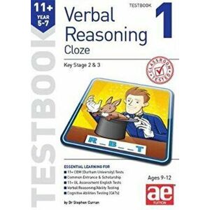 11+ Verbal Reasoning Year 5-7 Cloze Testbook 1, Paperback - Warren J. Vokes imagine
