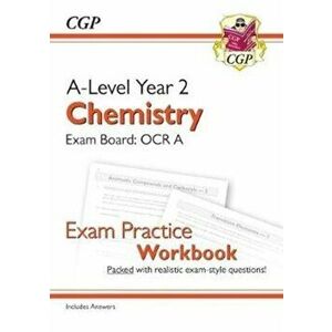 New A-Level Chemistry: OCR A Year 2 Exam Practice Workbook - includes Answers, Paperback - *** imagine