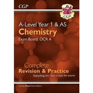 New A-Level Chemistry: OCR A Year 1 & AS Complete Revision & Practice with Online Edition, Paperback - *** imagine