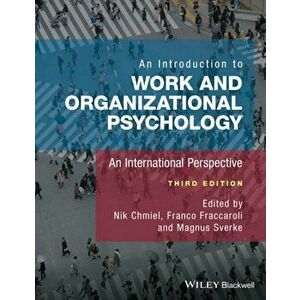 Introduction to Work and Organizational Psychology. An International Perspective, Paperback - *** imagine