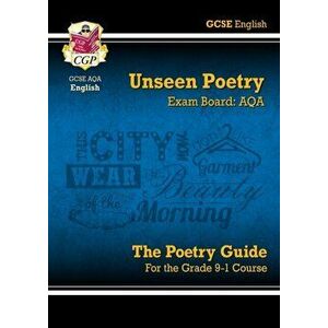 New Grade 9-1 GCSE English Literature AQA Unseen Poetry Guide - Book 1, Paperback - *** imagine