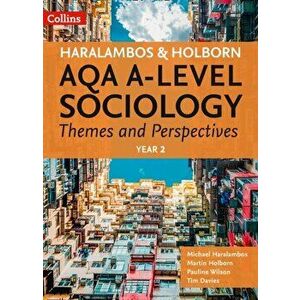 AQA A Level Sociology Themes and Perspectives. Year 2, Paperback - Martin Holborn imagine