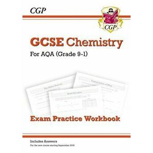 Grade 9-1 GCSE Chemistry: AQA Exam Practice Workbook (with answers), Paperback - *** imagine