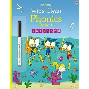 Wipe-Clean Phonics Book 1, Paperback - Mairi MacKinnon imagine