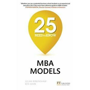 25 Need-to-Know MBA Models, Paperback - Kenn Mark imagine