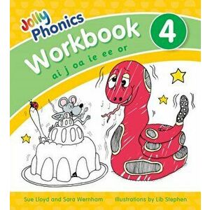 Jolly Phonics Workbook 4. in Precursive Letters (British English edition), Paperback - Sue Lloyd imagine