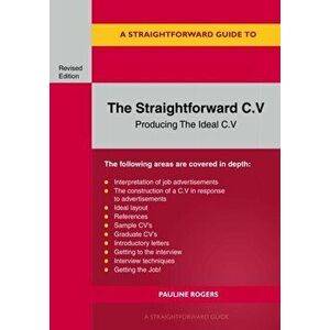 Straightforward C.v.. Producing The Ideal C.V., Paperback - Pauline Rogers imagine