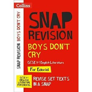Boys Don't Cry Edexcel GCSE 9-1 English Literature Text Guide. Ideal for Home Learning, 2022 and 2023 Exams, Paperback - Collins Gcse imagine