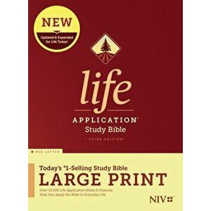 NIV Life Application Study Bible, Third Edition, Large Print (Red Letter, Hardcover), Hardcover - Tyndale imagine