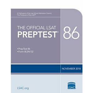The Official LSAT Preptest 86: (nov. 2018 Lsat), Paperback - Law School Council imagine