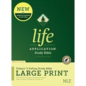 NLT Life Application Study Bible, Third Edition, Large Print (Red Letter, Hardcover, Indexed), Hardcover - Tyndale imagine