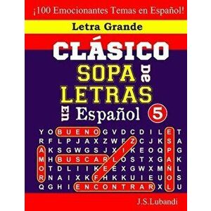 CLSICO SOPA De LETRAS En Espaol; 5, Paperback - Jaja Books imagine